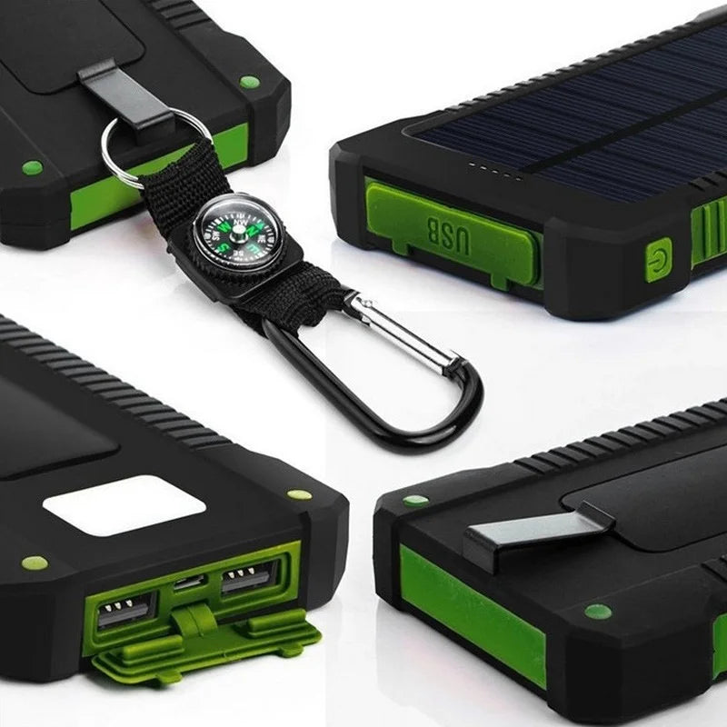 20000w mobile phone universal super capacity solar panel power bank cargador solar para telefono movil panneau solaire portable